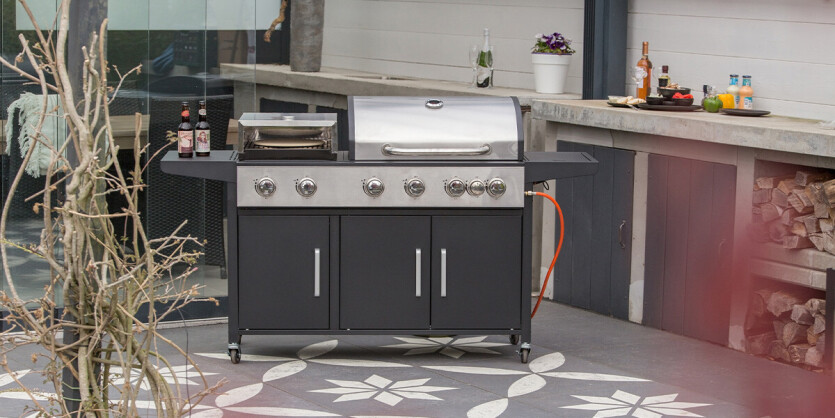 SUMM Salvatore Gas Barbecue met Pizza Oven
